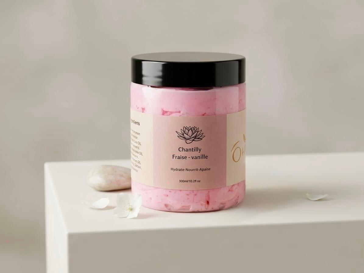 chantilly Karité Fraise-Vanille